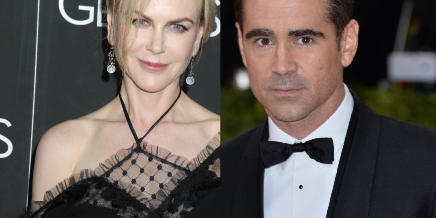 Nicole Kidman à la première new-yorkaise de Genius au Moma en 2016 et Colin Farrell lors d'un gala de charité au Met de New York en 2016