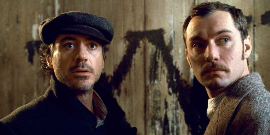 Robert Downey Jr. et Jude Law dans