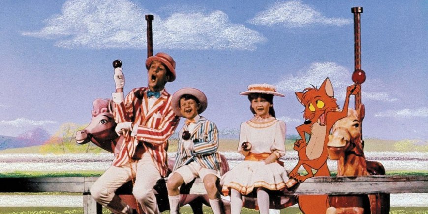 Dick Van Dyke, Karen Dotrice et Matthew Garber dans