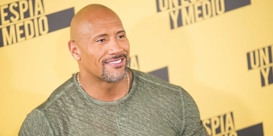 Dwayne Johnson lors de la projectoin de Central Intelligence à Madrid en 2016