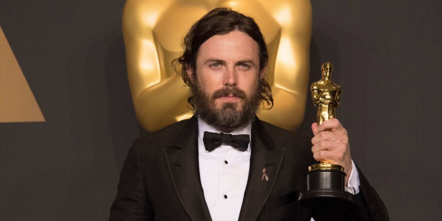 Casey Affleck dans la salle de presse de la 89e cérémonie des Oscars à Los Angeles, le 26 février 2017.