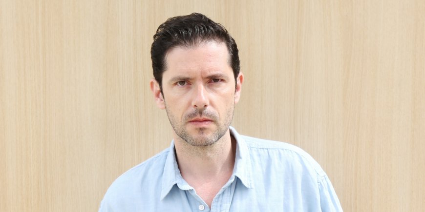 Melvil Poupaud en shooting au Festival de Cannes, le 14 mai 2016.