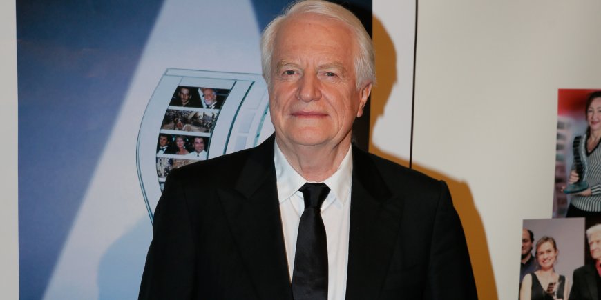 André Dussollier lors du 10e prix Henri Langlois à la maison de l'UNESCO à Paris, le 30 mars 2015.