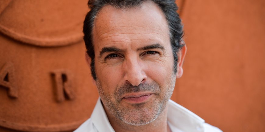 Jean Dujardin lors de la finale hommes à Roland-Garros, le 7 juin 2015.