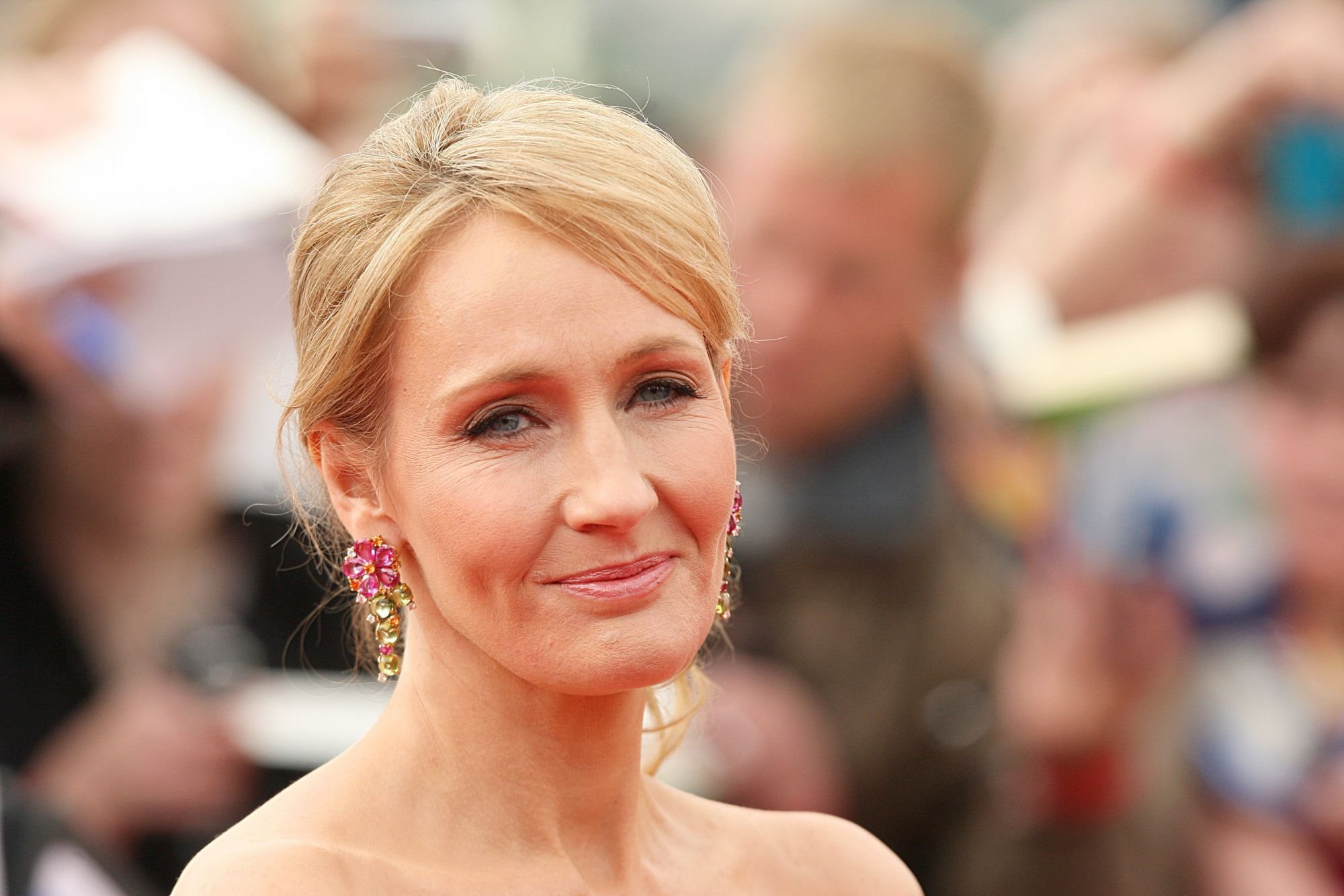 J.K. Rowling lors de la première mondiale de Harry Potter et les Reliques de la mort - Partie 2 à Londres en 2011