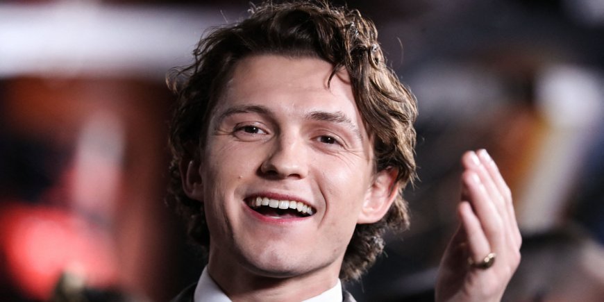 Tom Holland lors de la première du film