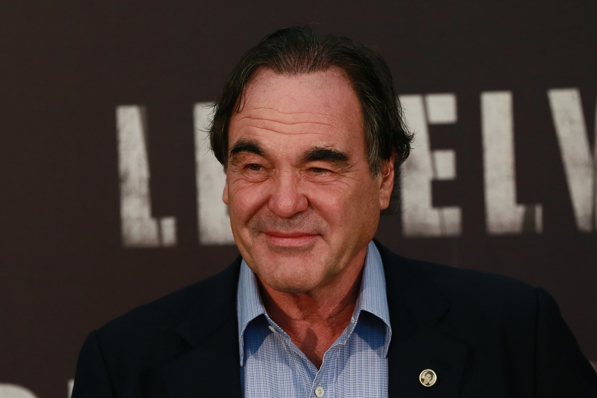 Oliver Stone à l'avant-première de 