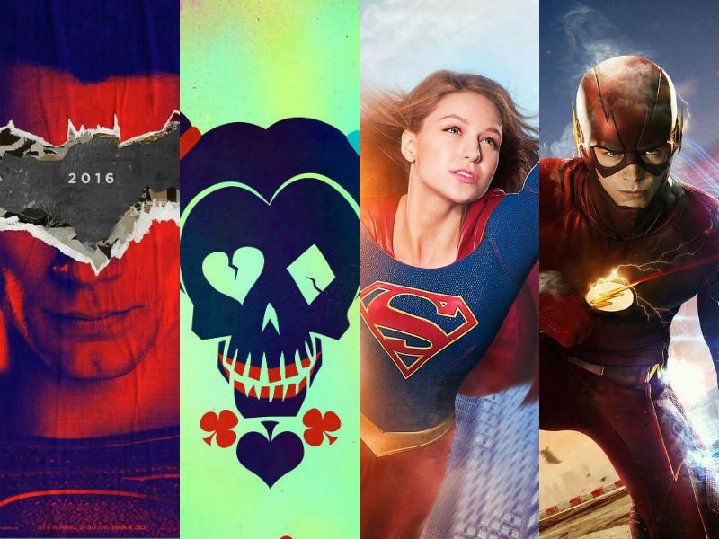 Batman V Superman, Suicide Squad, Supergirl et The Flash : deux films, deux séries
