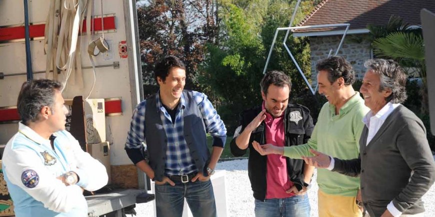 Bruno Solo, Gilbert Melki, José Garcia, Richard Anconina et Vincent Elbaz dans