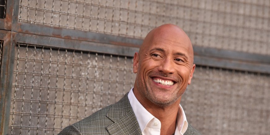 Dwayne Johnson à la première de