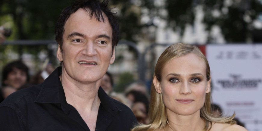 Quentin Tarantino et Diane Kruger à l'avant-première d'