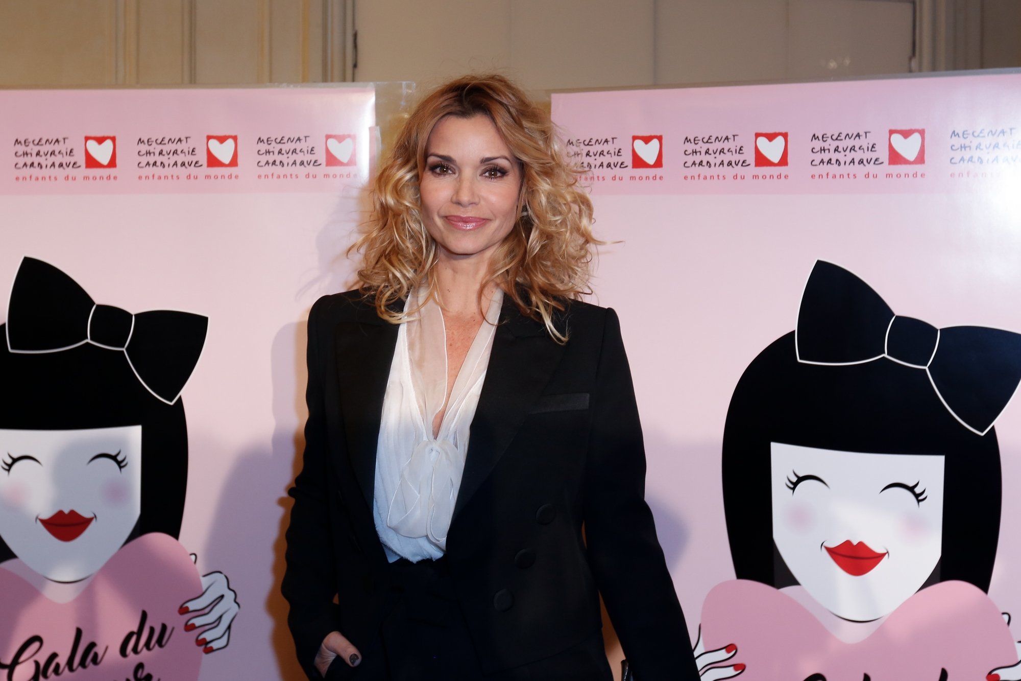 Ingrid Chauvin au Gala du Coeur donné au profit de l'association Mécénat Chirurgie Cardiaque à Paris, le 30 janvier 2017.