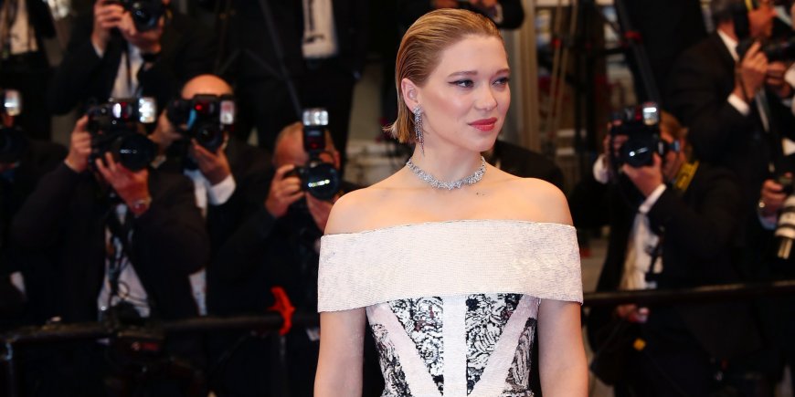 Léa Seydoux lors de la montée des marches du film