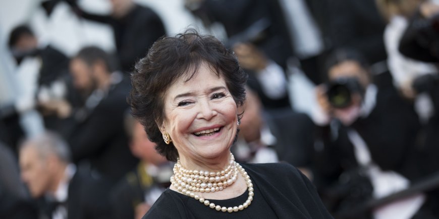 Marie-José Nat lors de la cérémonie de clôture du 70e Festival de Cannes, le 28 mai 2017.