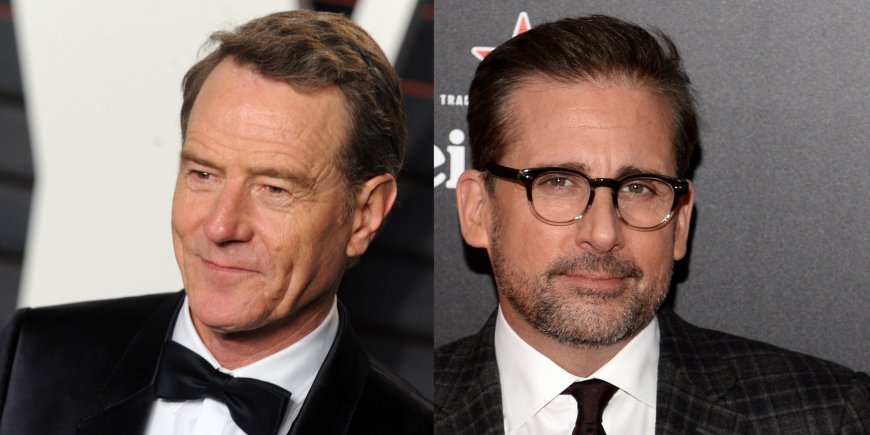 Bryan Cranston à la cérémonie des Oscars 2016 et Steve Carell à la première de