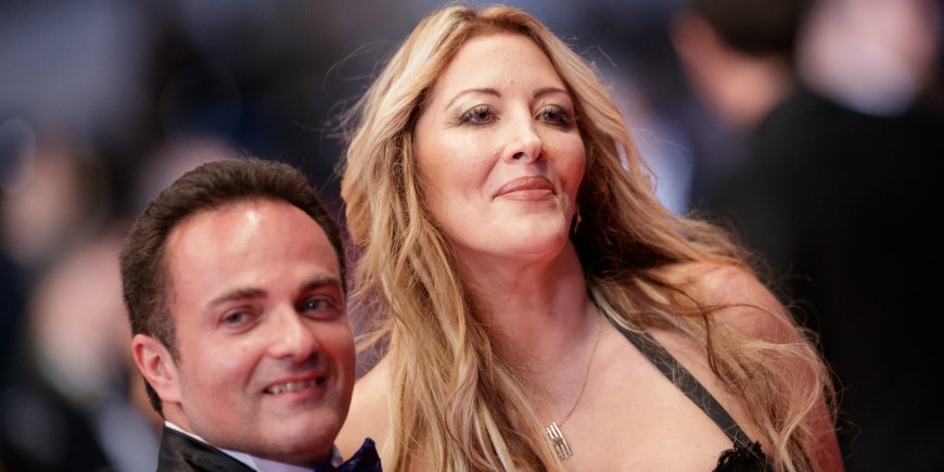Loana et un ami lors du 71e Festival International du Film de Cannes, le 12 mai 2018.