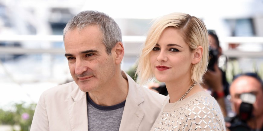 Olivier Assayas et Kristen Stewart lors du photocall pour le film