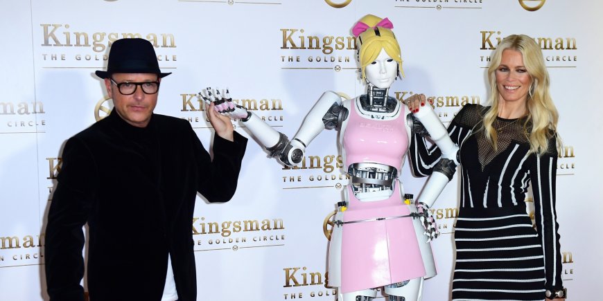 Matthew Vaughn et Claudia Schiffer à l'avant-première de