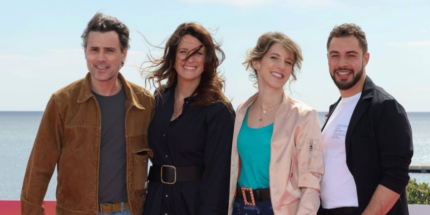 Nicolas Berger-Vachon, Anne Decis, Léa François et Marwan Berreni au photocall de