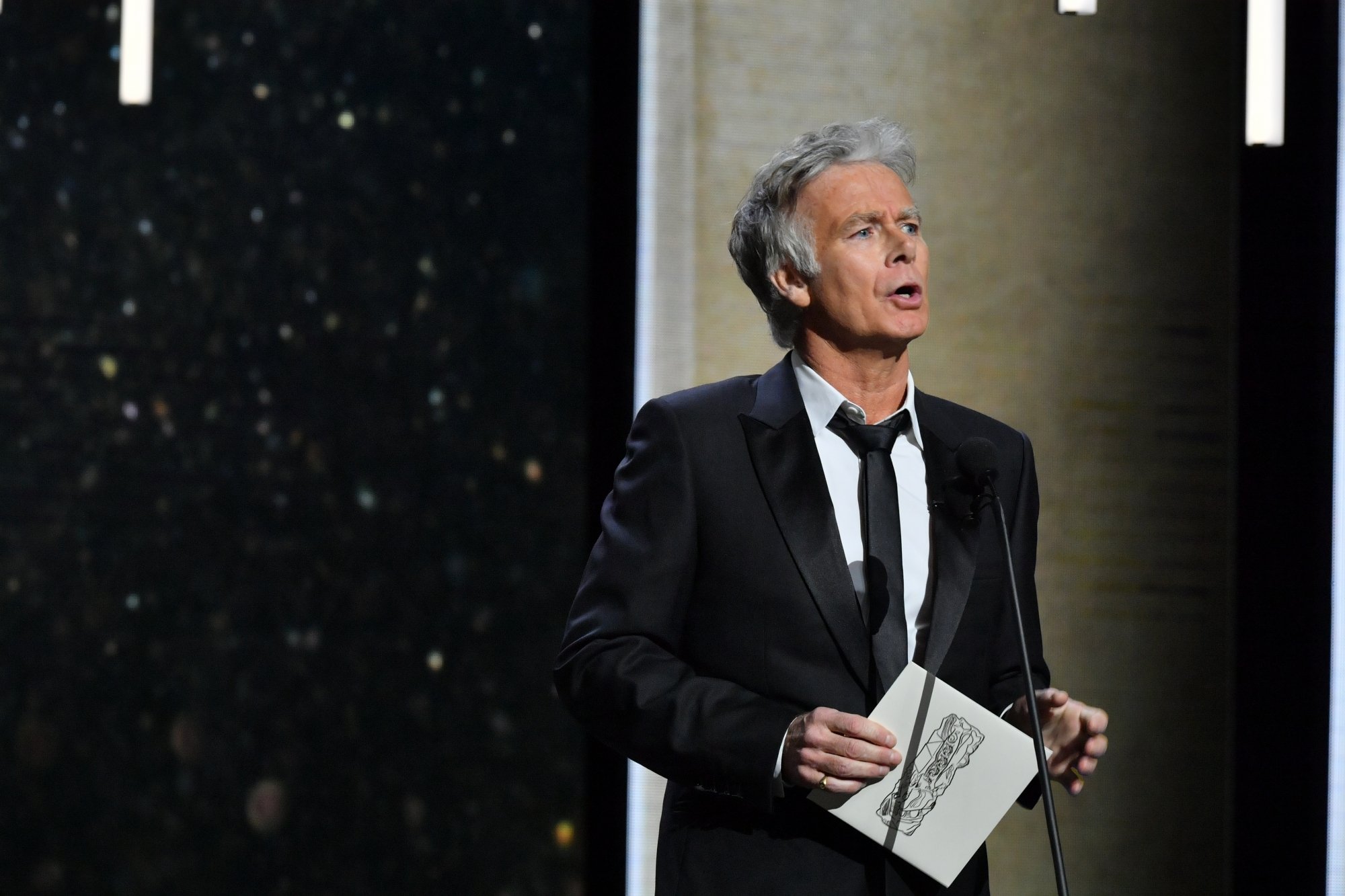 Franck Dubosc à la 42ᵉ cérémonie des César du cinéma à Paris, le 24 février 2017.