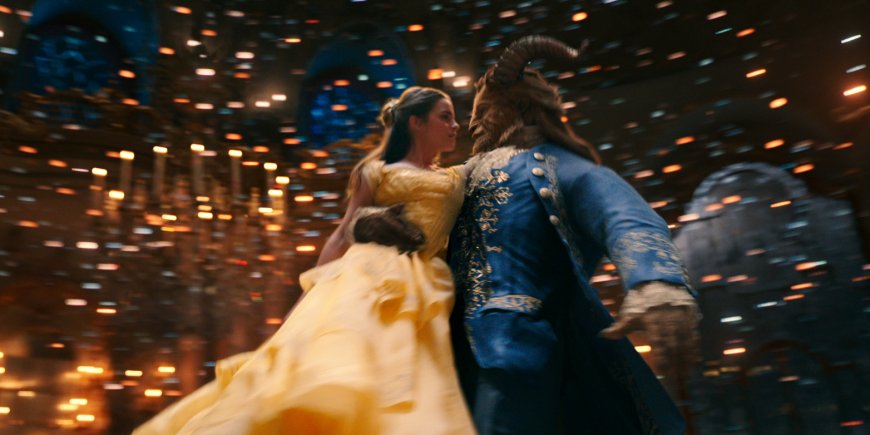 Dan Stevens et Emma Watson dans