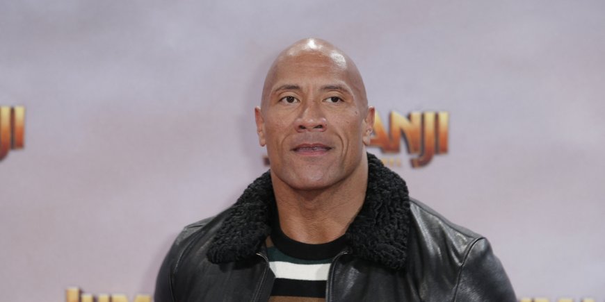 Dwayne Johnson à la première de
