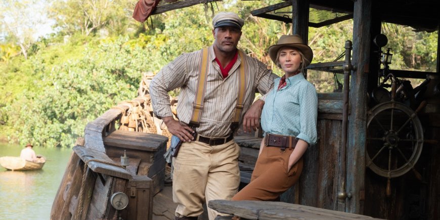 Emily Blunt et Dwayne Johnson dans le film