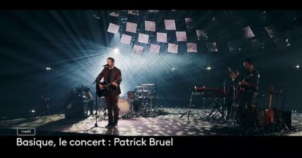 Patrick Bruel en replay - Basique, le concert