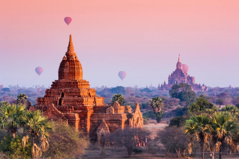 Une virée en montgolfière digne d'un conte de fée à Bagan Une virée en montgolfière digne d'un conte de fée à Bagan