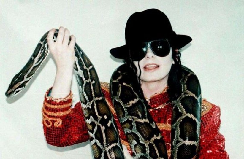 Michael Jackson et son serpent Michael Jackson et son serpent
