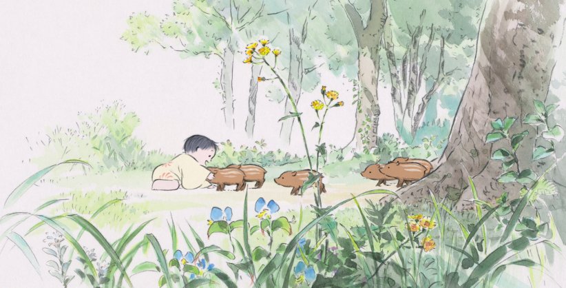 Kaguya du "Conte de la princesse Kaguya" (2014) de Isao Takahata Kaguya du "Conte de la princesse Kaguya" (2014) de Isao Takahata