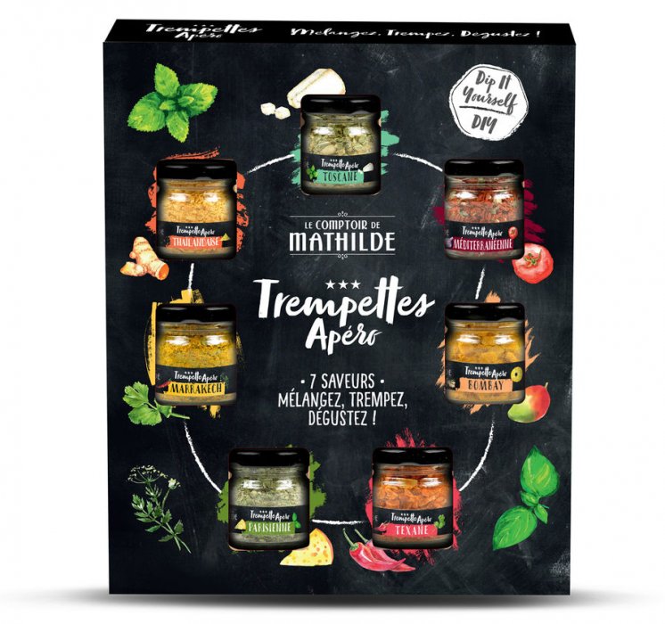 Des "trempettes" pour l'apéritif Des "trempettes" pour l'apéritif
