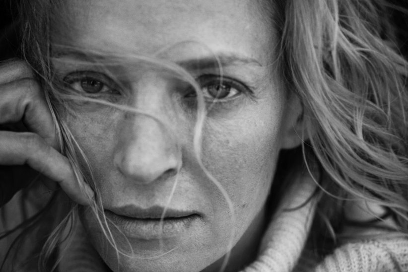 Uma Thurman au naturel pour le calendrier Pirelli Uma Thurman au naturel pour le calendrier Pirelli