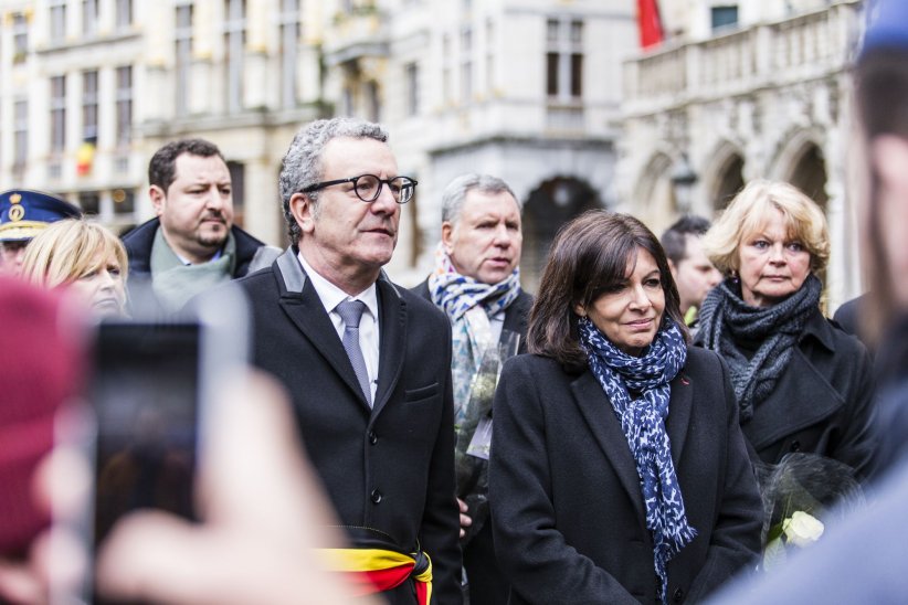 Anne Hidalgo apporte son soutien à la Belgique Anne Hidalgo apporte son soutien à la Belgique