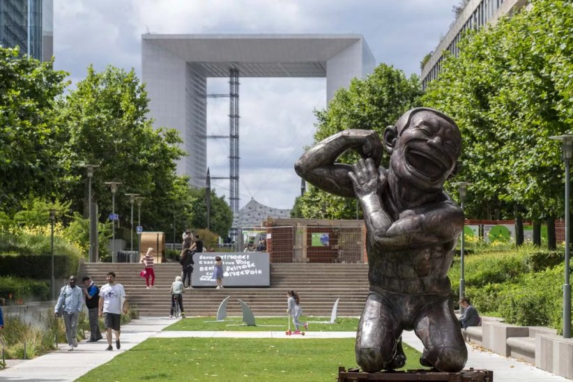 Les Extatiques à La Défense à Paris Les Extatiques à La Défense à Paris
