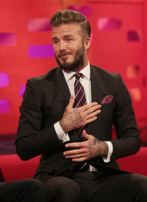 David Beckham : il a Victoria dans la peau ! David Beckham : il a Victoria dans la peau !