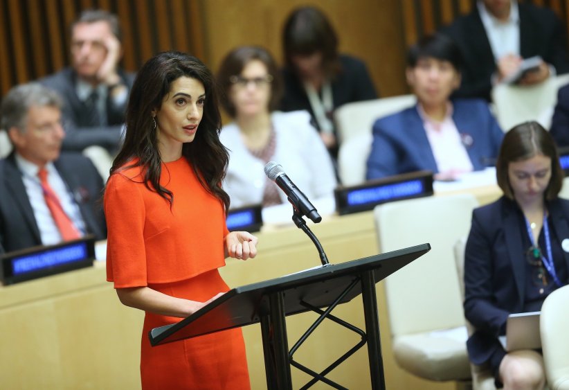 Amal Clooney récompensée par les Nations Unies Amal Clooney récompensée par les Nations Unies