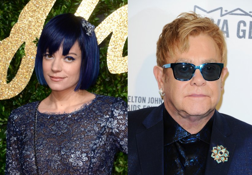 Elton John "saoulé" par Lily Allen Elton John "saoulé" par Lily Allen