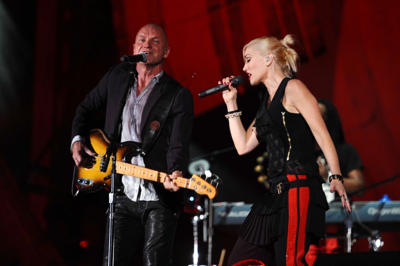 Gwen Stefani a demandé un autographe à Sting Gwen Stefani a demandé un autographe à Sting