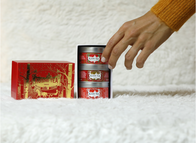 Un élégant coffret dégustation de thé Un élégant coffret dégustation de thé