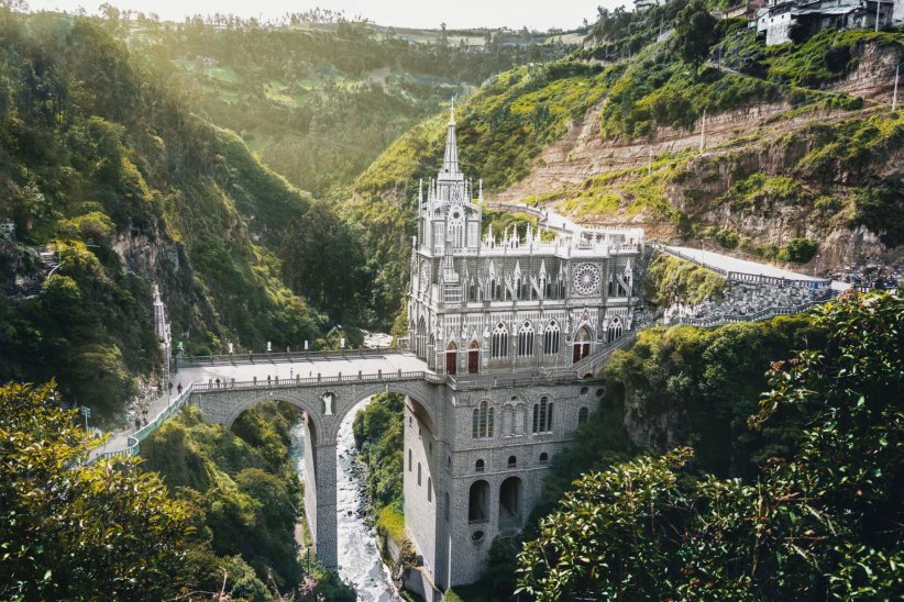 Le sanctuaire de Las Lajas, en Colombie Le sanctuaire de Las Lajas, en Colombie