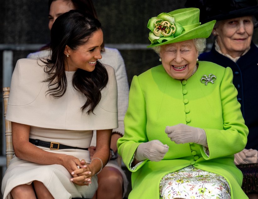 Meghan Markle et Elizabeth II très complices Meghan Markle et Elizabeth II très complices