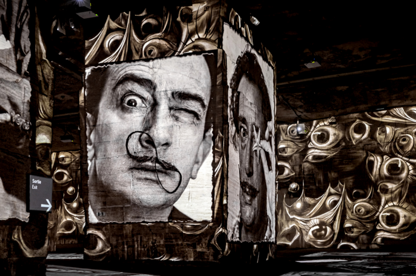 Dali, l'énigme sans fin aux Carrières de Lumières aux Baux-de-Provence Dali, l'énigme sans fin aux Carrières de Lumières aux Baux-de-Provence