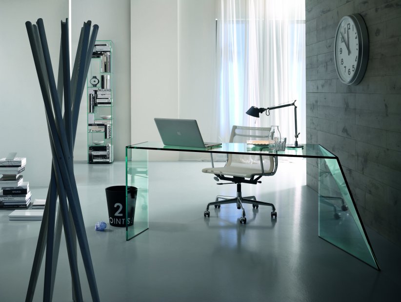Un bureau design en verre Un bureau design en verre