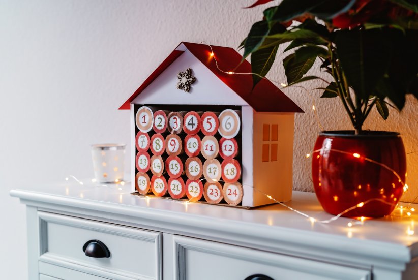 Une maison en rouleaux de papier toilette Une maison en rouleaux de papier toilette
