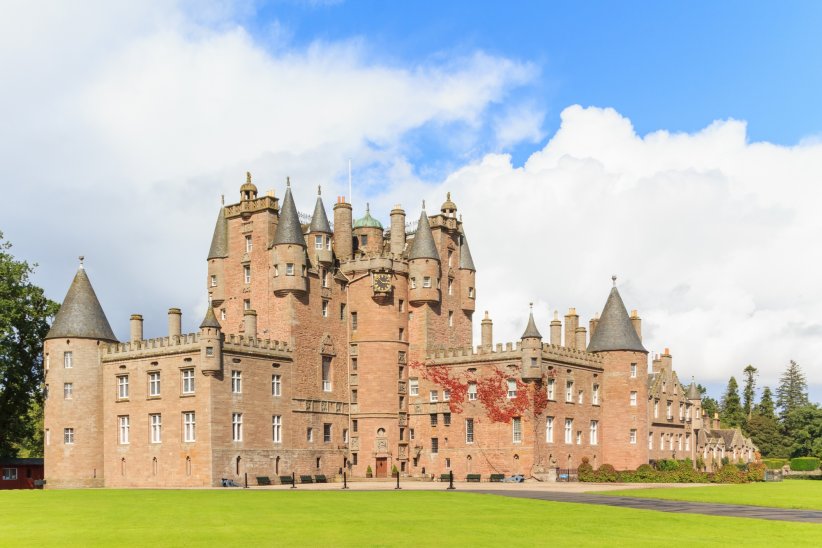Le château de Glamis, Écosse Le château de Glamis, Écosse