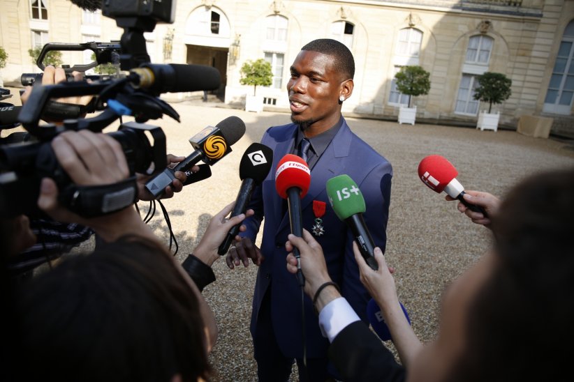 Paul Pogba : un petit garçon en janvier dernier Paul Pogba : un petit garçon en janvier dernier