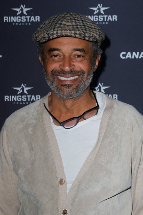 Yannick Noah sur le court central Yannick Noah sur le court central