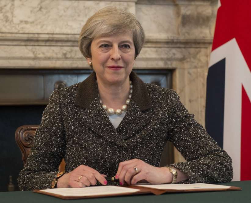 Theresa May officialise le Brexit Theresa May officialise le Brexit