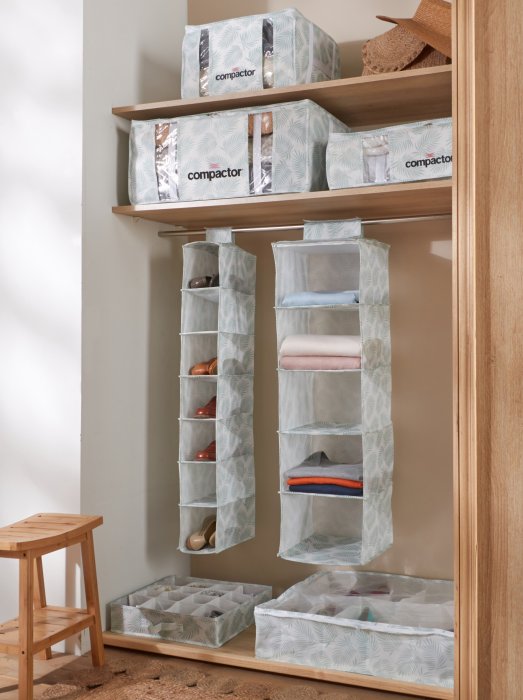 Des rangements en tissu pour un placard bien ordonné Des rangements en tissu pour un placard bien ordonné